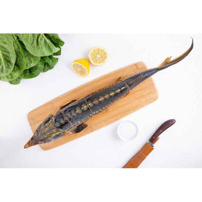 Jesiotr syberyjski wędzony na gorąco(+1,5-2kg/szt)