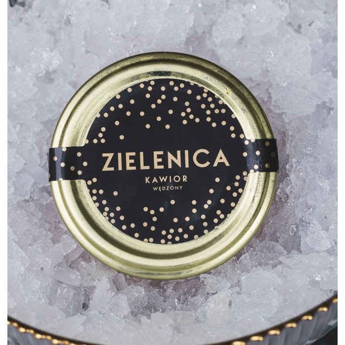 Kawior z pstrąga wędzony na gorąco