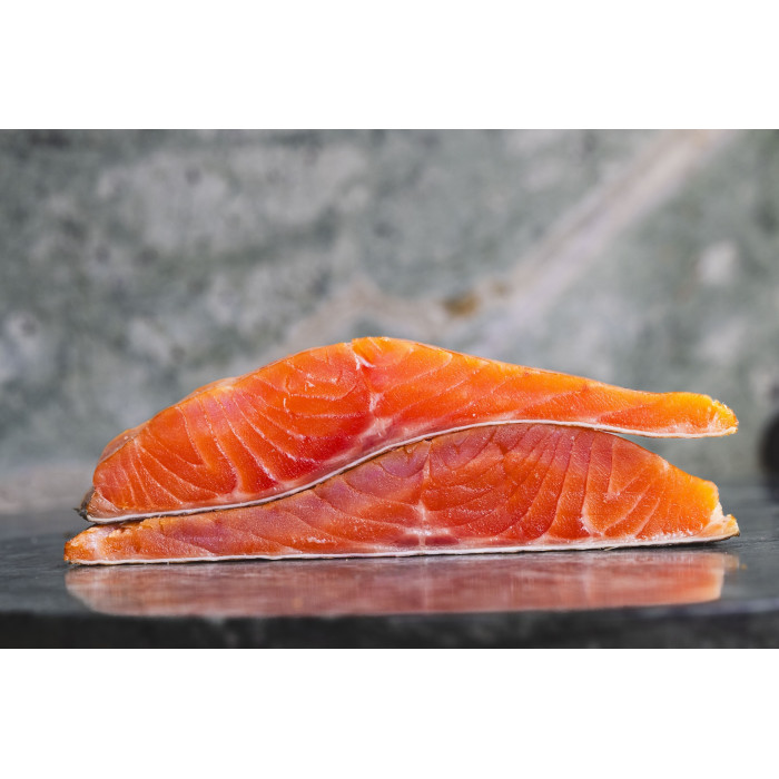 Pstrąg tęczowy filet cały wędzony na zimno +250-350g/szt